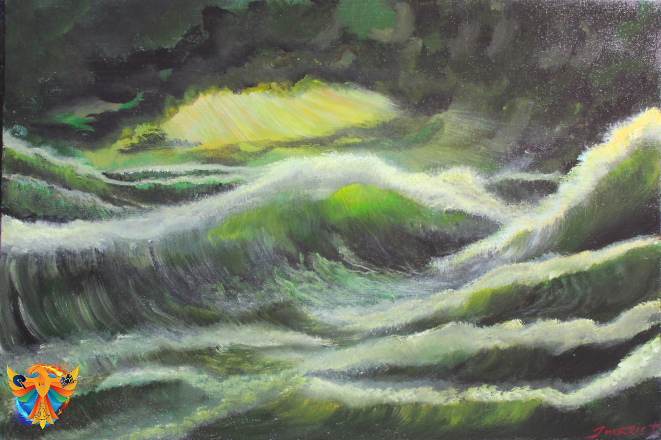 Lost at sea – seascape painting