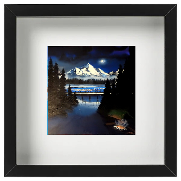 Mountain art prints – Heart of the mountains- Framed Print