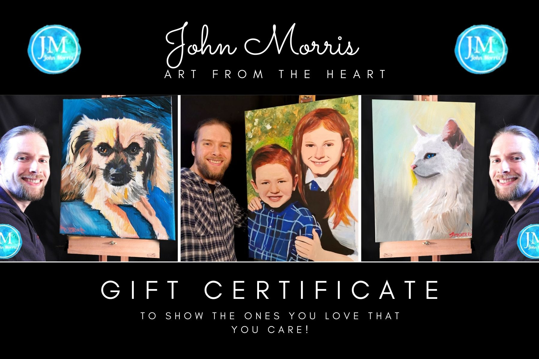 custom art gift certificate