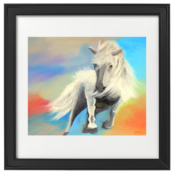 White Stallion Art Bespoke Box Framed Prints